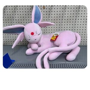NEW Jazwares  Espeon Sleeping Plush - 18-inch POKEMON